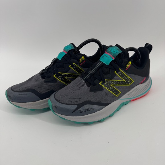 New Balance Other - New Balance Nitrel v4 All Terrain Trail Running Shoes Grey Black Neon 11
